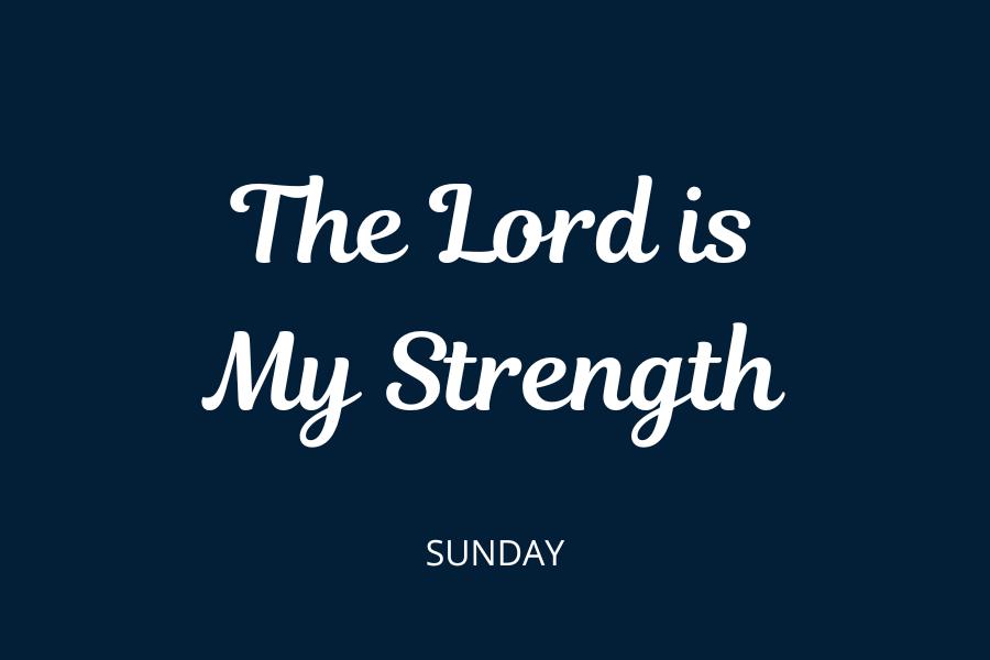 The Lord is My Strength audio button